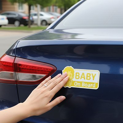 Autocollant Bébé à bord | Sécurité Routière - ROYAUME AUTOMOBILE