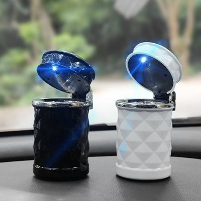 Cendrier voiture | Anti - odeur portable - ROYAUME AUTOMOBILE