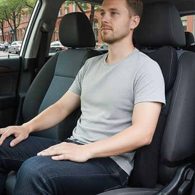 Coussin lombaire voiture | ErgoComfort - ROYAUME AUTOMOBILE