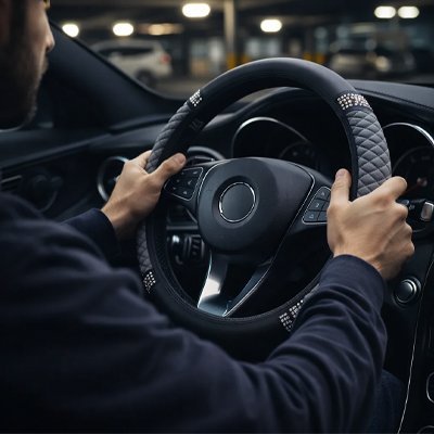 Couvre volant | Premium Universal - ROYAUME AUTOMOBILE