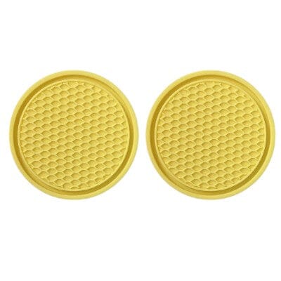 Dessous de Verre - CupGuard™ - Jaune - ROYAUME AUTOMOBILE