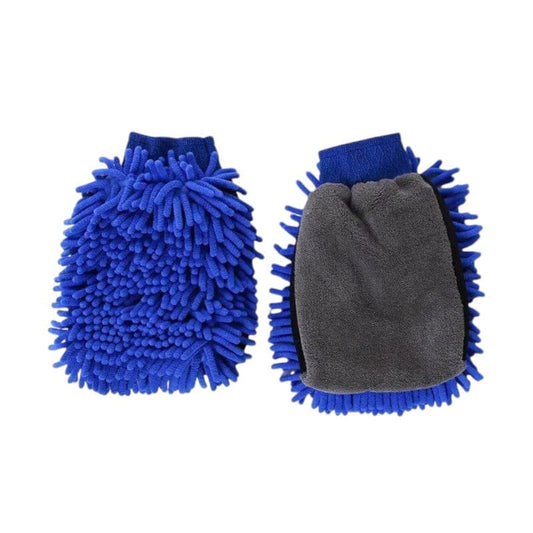 Gant Microfibre - CarShineGlove™ - Bleu - ROYAUME AUTOMOBILE