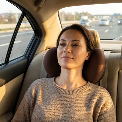 Oreiller de voyage | Ergonomique - ROYAUME AUTOMOBILE
