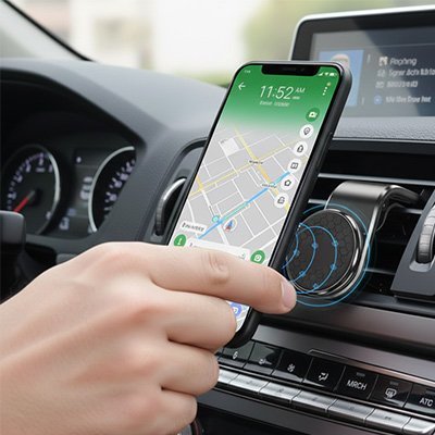 Support telephone voiture | Ultra - Stable - ROYAUME AUTOMOBILE